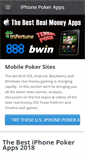 Mobile Screenshot of iphonepokerapps.com